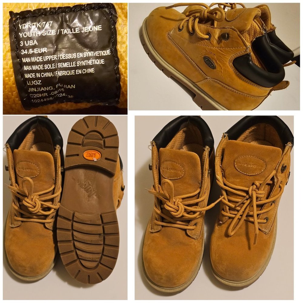 Lugz Children's Convoy Lace Boy's - size 3Y